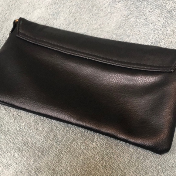 Zippered Black clutch - Picture 2 of 6
